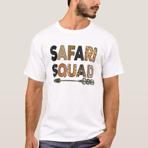 Safari Squad Wild Animal Tourist Travel Kid And Yo T-Shirt