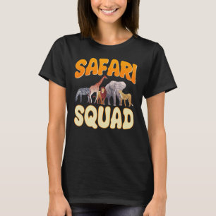 Safari Squad Zookeer Zookeeping Wildlife Animal Ke T-Shirt