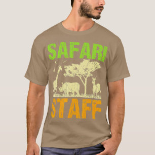 Safari Staff African Safari Animals Zoo Savanna Ad T-Shirt