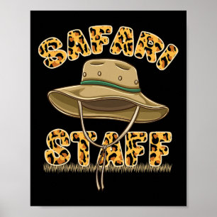 Safari Staff Safari Birthday  Poster