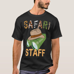 Safari Staff Safari Birthday Zoo Birthday T-Shirt