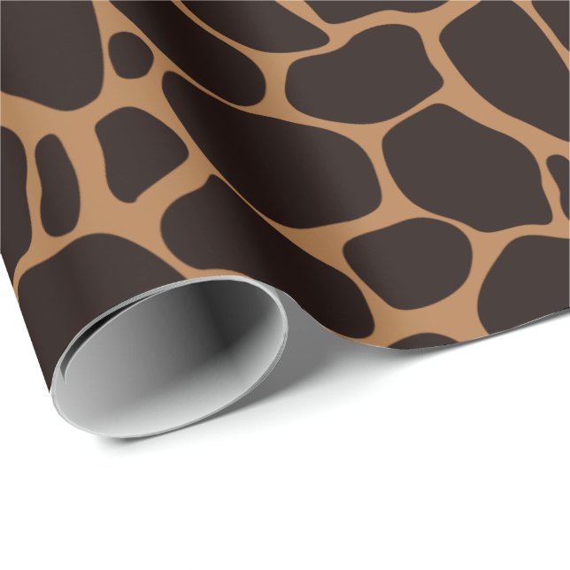 Safari Theme | Giraffe Print Gift Wrap (Roll Corner)