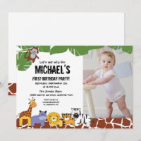 Safari Themed | First Birthday | Let's get wild