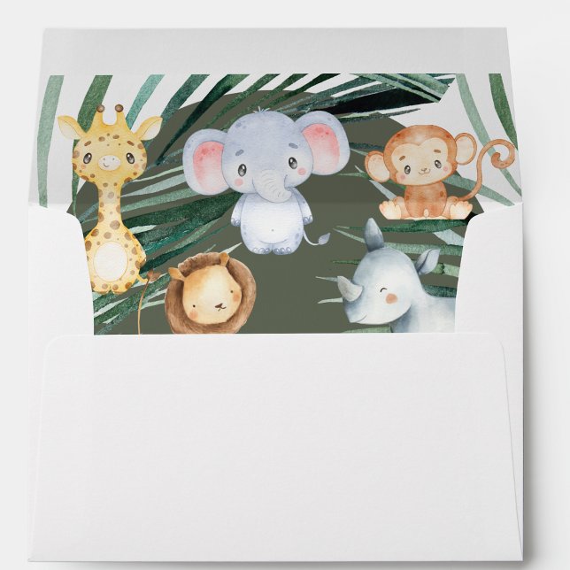 Safari Themed Friends Invitation Envelopes (Creator Uploaded)