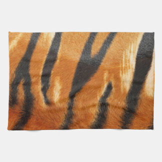 Safari Tiger Stripes Print Tea Towel