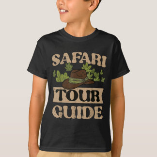 Safari Tour Guide Costume Jungle Zoo Wildlife Men T-Shirt