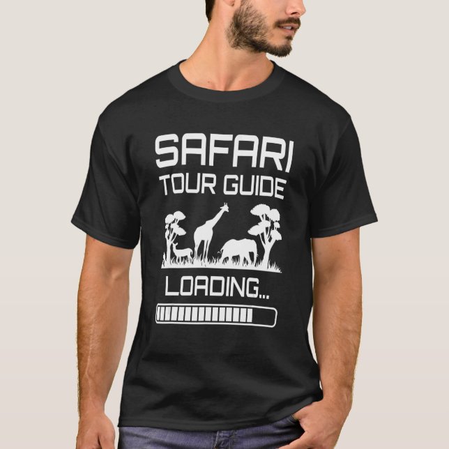 Safari Tour Guide   Zookeeper Safari Specialist T-Shirt (Front)