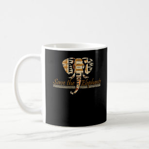 Safari Wild African Animal Elephant Lover Coffee Mug