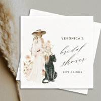 Safari Wild Leopard Boho Lady Bridal Shower 