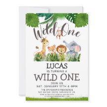 Safari Wild One Birthday