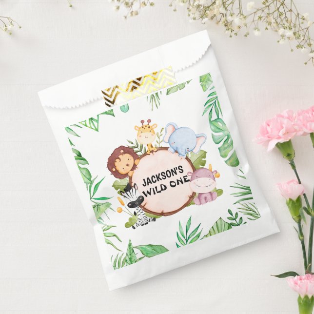 Safari Wild One Favour Bags (Sealed)