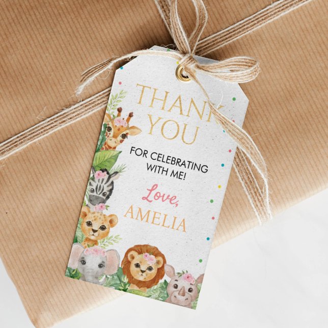 Safari Wild One Favour Tag (Creator Uploaded)