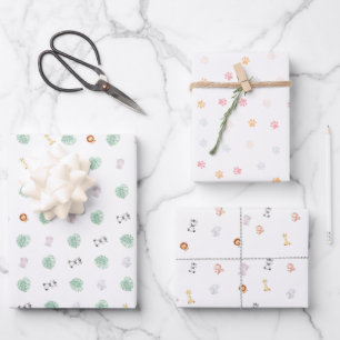 Safari Wild One Wrapping Paper Sheet