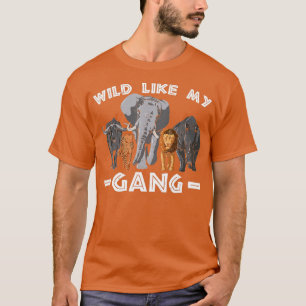 Safari Wildlife Lifestyle Wild Animal Lovers Jungl T-Shirt