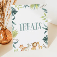 Safari Zoo Jungle Animals Party Treats Table