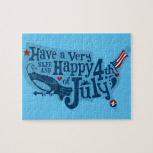 Safe And Happy 4th Of July Jigsaw Puzzle
