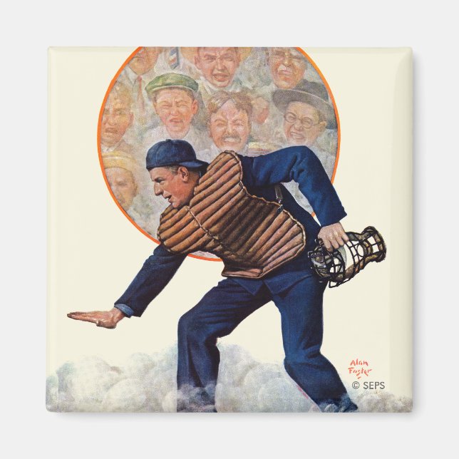 Safe at the Plate Magnet (Front)
