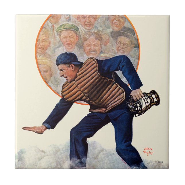 Safe at the Plate Tile (Front)