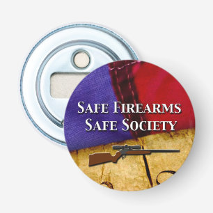 Safe Firearms, Safe Society Bottle Opener