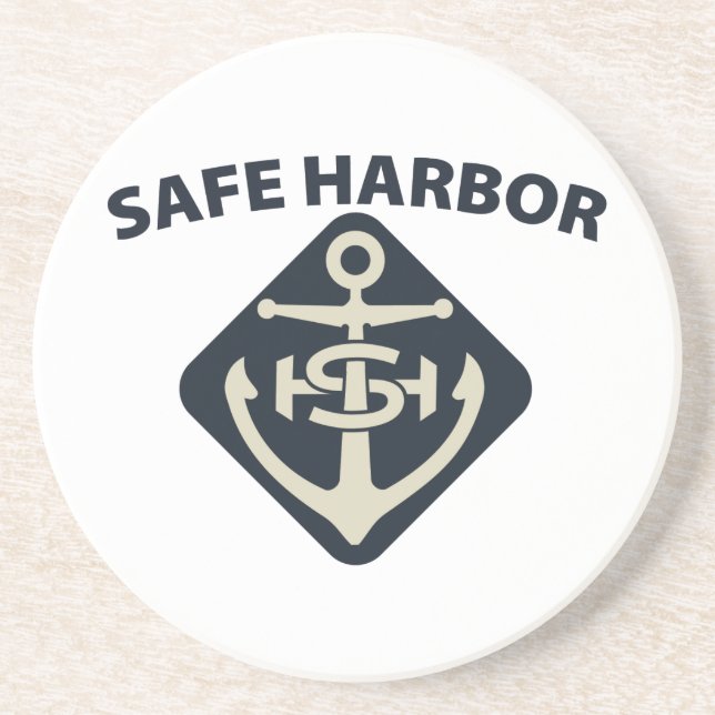 Safe Harbour Drink Coasters (Front)