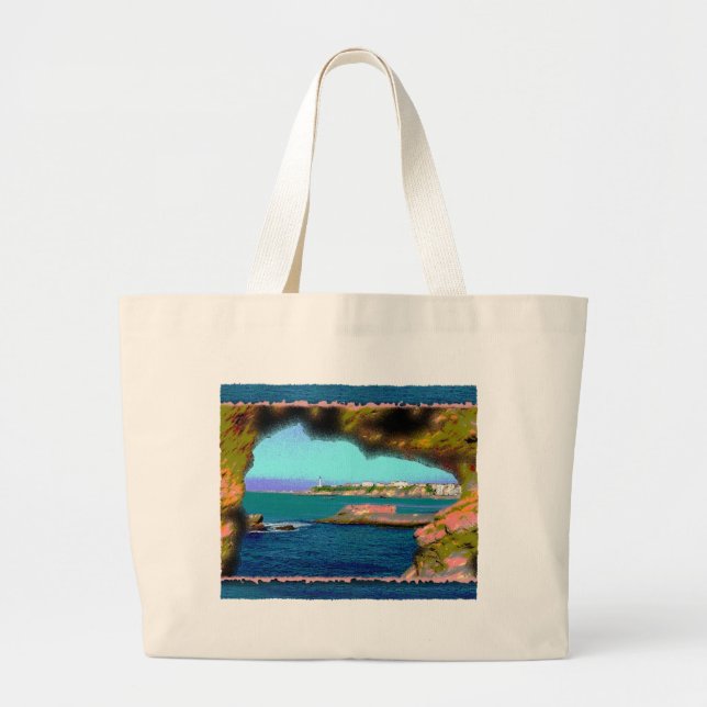 Safe Harbour Large Tote Bag (Front)