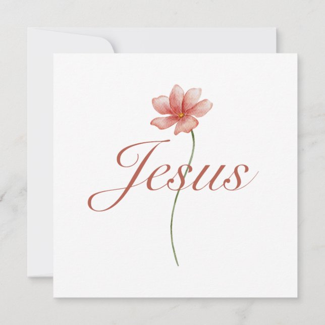 Safe In The Father's Hand Christianity Faith Bible Invitation (Back)