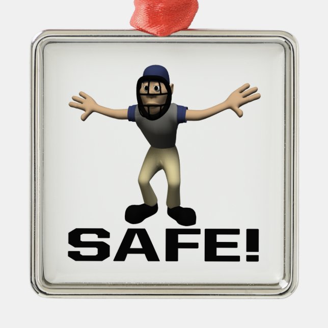 Safe Metal Tree Decoration (Front)