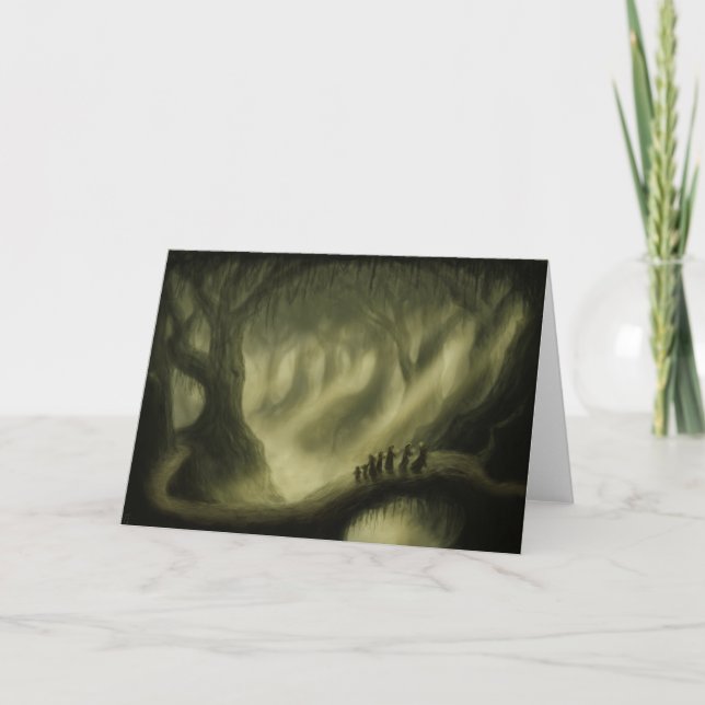 safe passage fantasy art greetingcard card (Front)