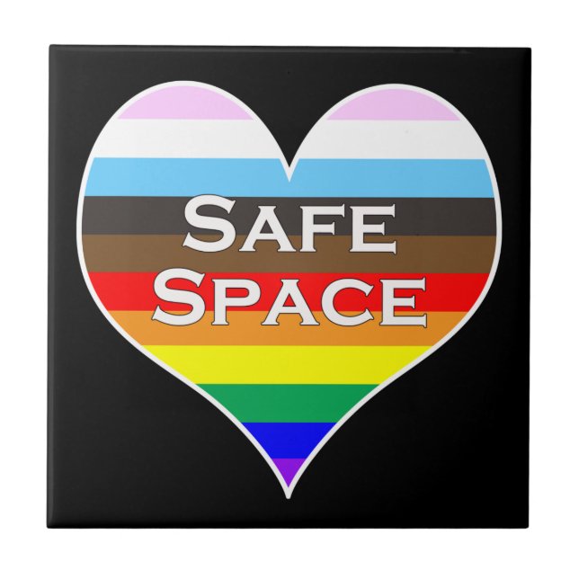 Safe Space Ceramic Tile (Front)