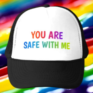 Safe Space Trucker Hat – You Are Safe With Me