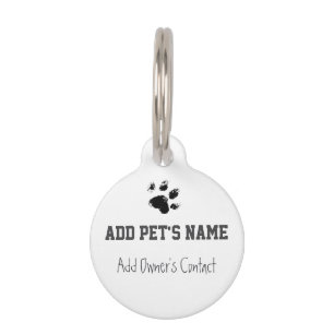 Safe & Stylish: Personalised Cat Photo Pet ID Tag