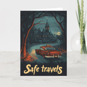 Safe Travels Horror Trip Holiday Card