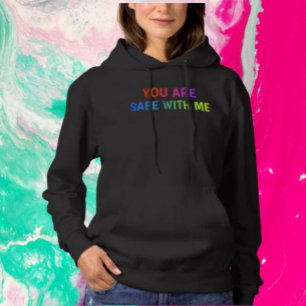Safe With Me Hoodie – Pride Ally Wear