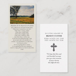 Safely Home Orange Blue Green Sympathy Business Card