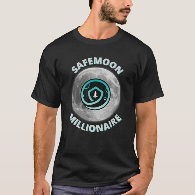 Safemoon Millionaire Crypto Blockchain Coin Crypto T-Shirt (Front)