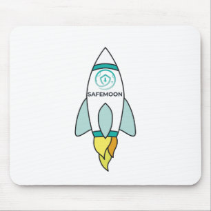 Safemoon To The Moon Rocket Mouse Pad