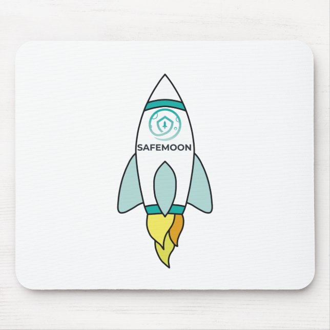 Safemoon To The Moon Rocket Mouse Pad (Front)