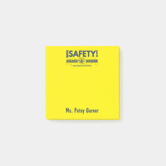 Safety Award Post-It Note