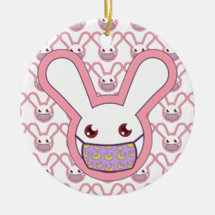 Safety Bunny Ceramic Tree Decoration