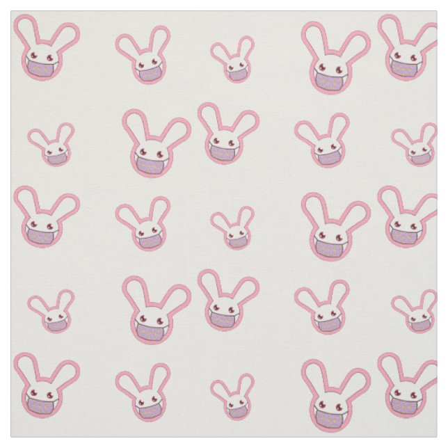 Safety Bunny Fabric (Swatch)
