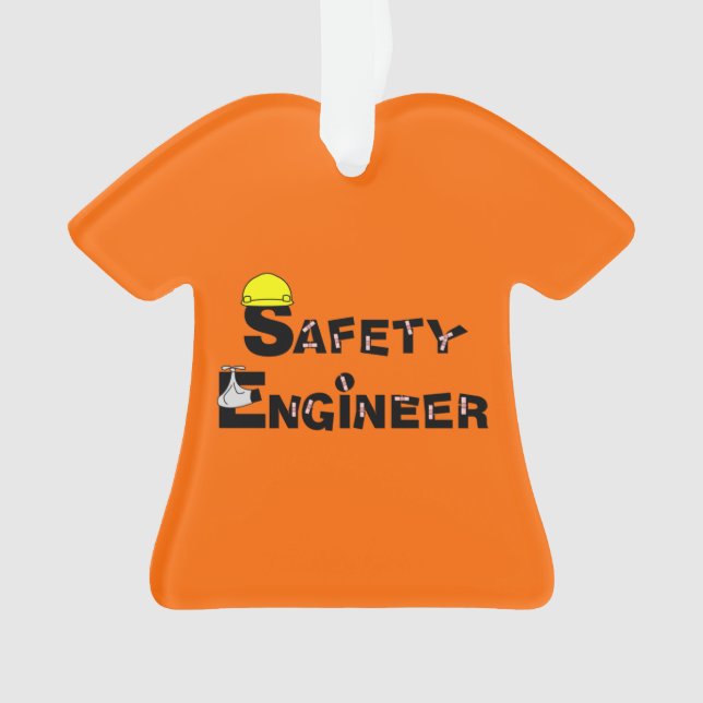 Safety Engineer Bandages Ornament (Front)