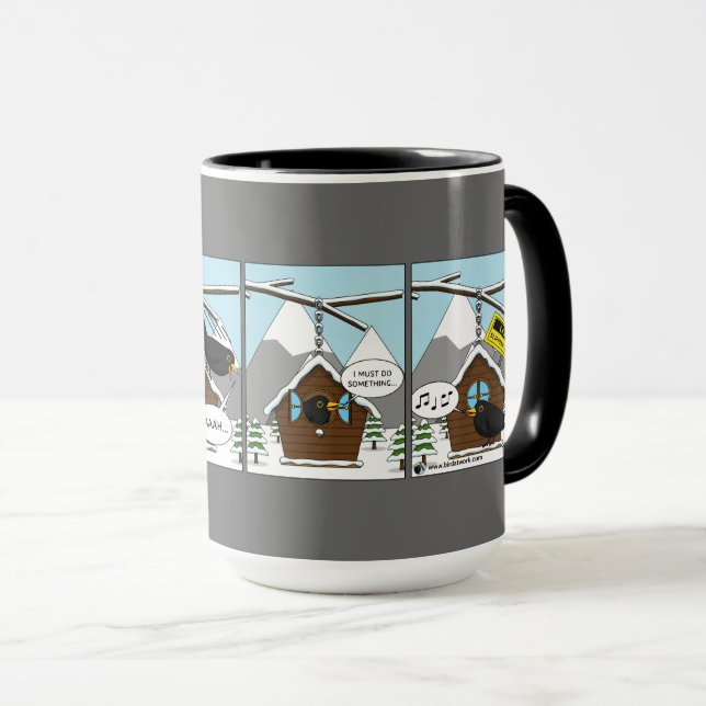 Safety First Comic Mug (Front Right)