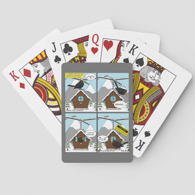 Safety First Comic Playing Cards (Back)