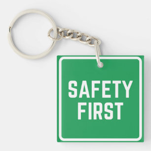 Safety first key ring