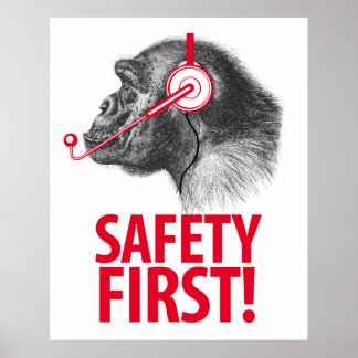 Safety First! Poster