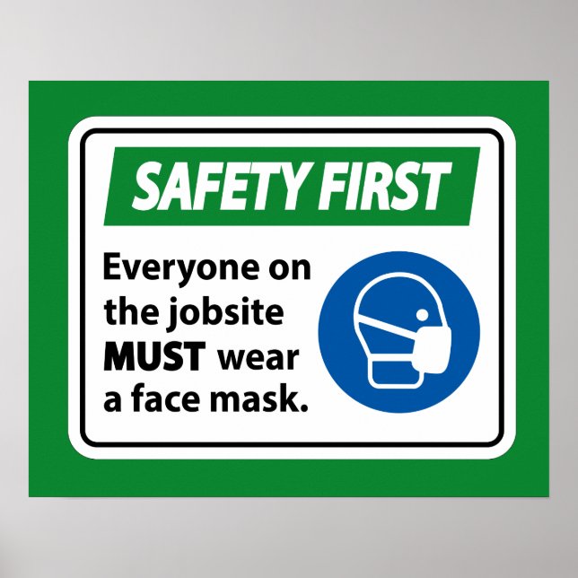 Safety First Poster (Front)