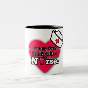 Safety first Two-Tone coffee mug