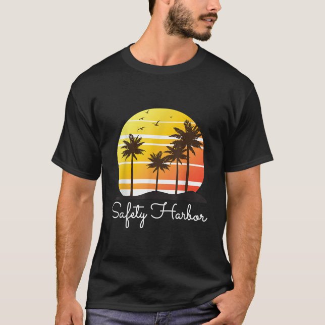 Safety Harbour Florida Vacation Beach Family Group T-Shirt (Front)