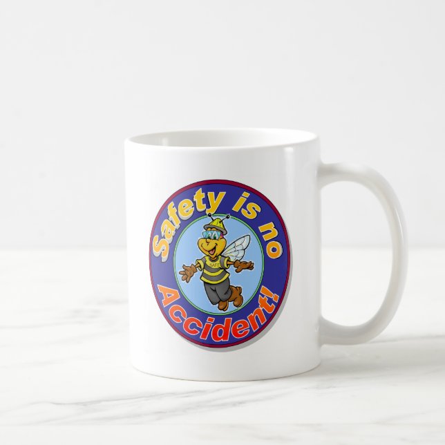 Safety is no accident. coffee mug (Right)