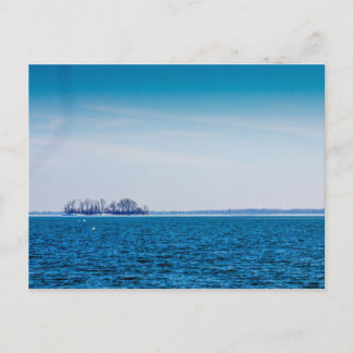 Safety Island, Grand Lake Saint Marys, Ohio Postcard